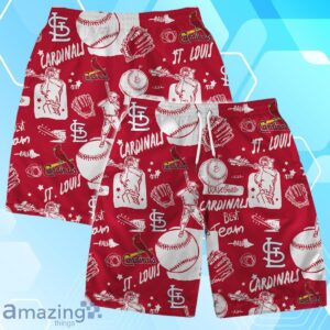 St. Louis Cardinals MLB Logo Legend Team Hawaiian Shirt And Short Product Photo 1