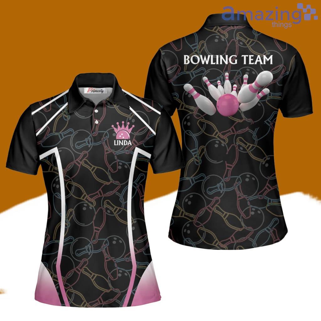 Strike queen Bowling Polo Shirts For Women image Strike queen Bowling Polo Shirts For Women Product Photo 1