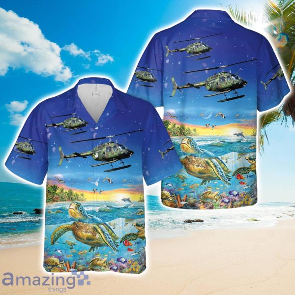 Swedish Air Force Agusta Bell Hkp 6B (206B) JetRanger II SE-HGX (06254) AOP Hawaiian Shirt Beach Gift Product Photo 1