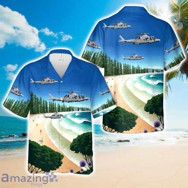 Swedish Armed Forces AgustaWestland AW109MUH Hkp15Bs AOP Hawaiian Shirt Beach Gift Product Photo 1