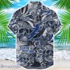 Tampa Bay Lightning Flower and Skull Hawaiian Shirt NHL Team Halloween Shirt