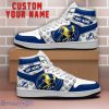 Tampa Bay Lightning NHL Team Logo Printed Mascot Design Air Jordan Hightop Shoes Custom Name For Fans