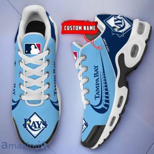 Tampa Bay Rays MLB Air Cushion Sport Shoes Custom Name For Fans Trending Gift Shoes Product Photo 2