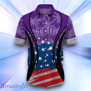 TCU Horned Frogs NCAA1 Hawaiian Shirt Flag Aloha Shirt Summer Beach For Fans image TCU Horned Frogs NCAA1 Hawaiian Shirt Flag Aloha Shirt Summer Beach For Fans Product Photo 2