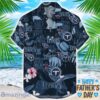 Tennessee Titans Coffee Hat and Logo Pattern Hawaiian Shirt Father’s Day Gift NFL Team