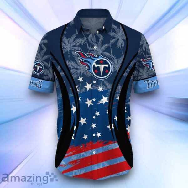 Tennessee Titans NFL Hawaiian Shirt Flag Aloha Shirt Summer Beach For Fans Product Photo 2