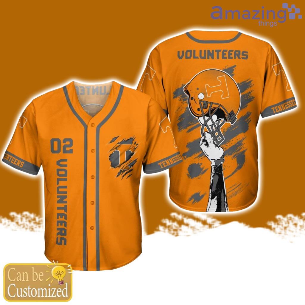 Tennessee Volunteers Personalized Button Baseball Jersey Shirt Unisex Brush Pattern image Tennessee Volunteers Personalized Button Baseball Jersey Shirt Unisex Brush Pattern Product Photo 1