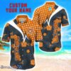 Texas Longhorns Star Tropical Flower 3D Printed Hawaiian Shirt Personalized Name