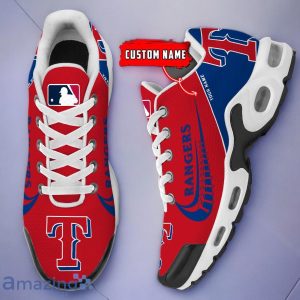 Texas Rangers MLB Air Cushion Sport Shoes Custom Name For Fans Trending Gift Shoes image Texas Rangers MLB Air Cushion Sport Shoes Custom Name For Fans Trending Gift Shoes Product Photo 2