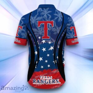 Texas Rangers MLB Hawaiian Shirt Flag Aloha Shirt Summer Beach For Fans Product Photo 3