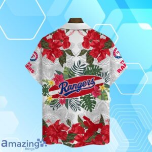 Texas Rangers MLB Summer Tropical Hawaiian Shirt And Short image Texas Rangers MLB Summer Tropical Hawaiian Shirt And Short Product Photo 3