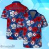 Texas Rangers MLB Team Logo Hawaiian Shirt And Short Vintage Pattern