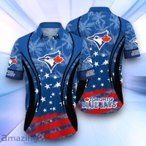 Toronto Blue Jays MLB Hawaiian Shirt Flag Aloha Shirt Summer Beach For Fans Product Photo 1