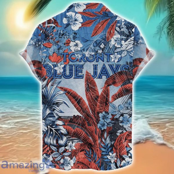 Toronto Blue Jays Tropical Skull Halloween 3D Hawaiian Shirt For Men Women MLB Fans Product Photo 2