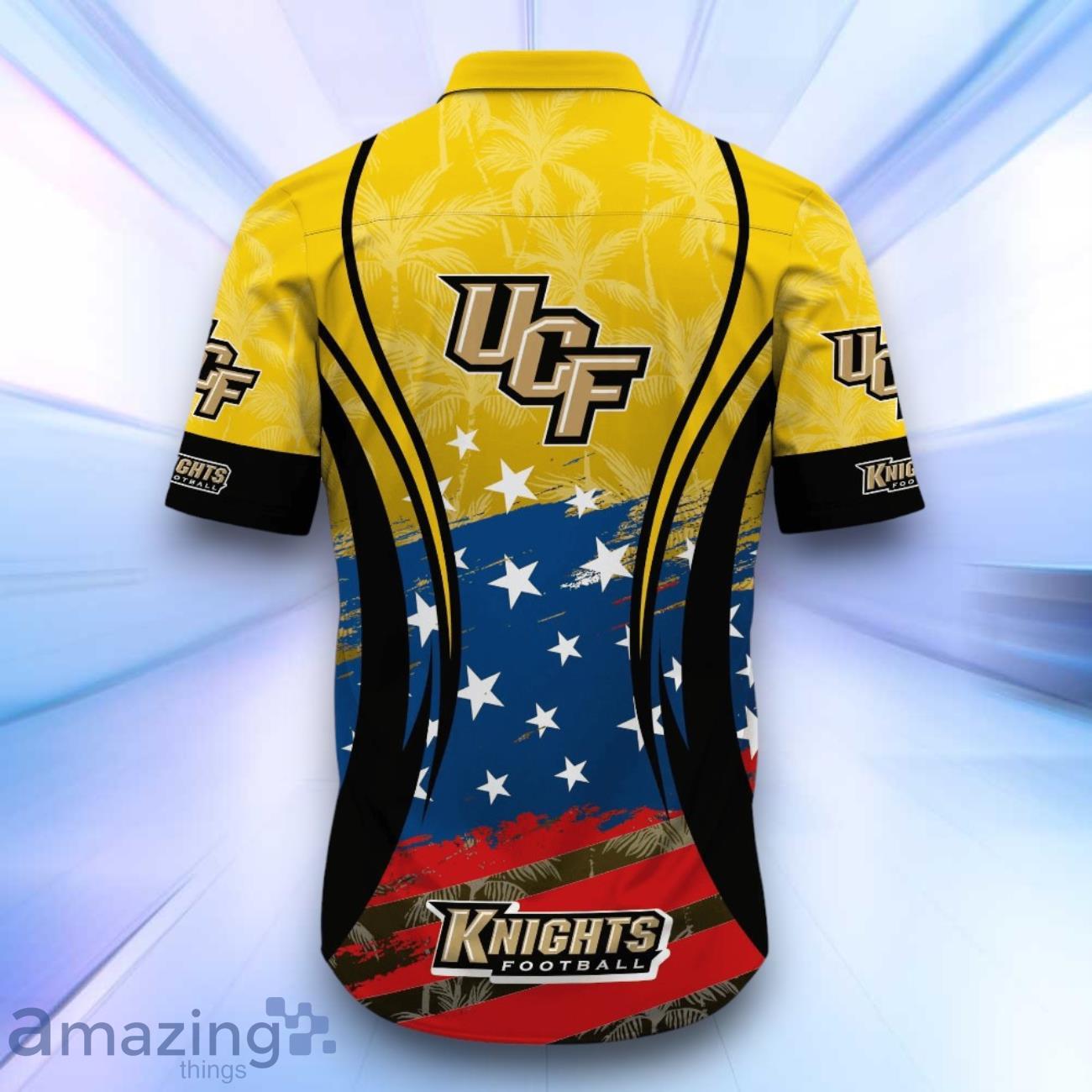 UCF Knights NCAA1 Hawaiian Shirt Flag Aloha Shirt Summer Beach For Fans image UCF Knights NCAA1 Hawaiian Shirt Flag Aloha Shirt Summer Beach For Fans Product Photo 3