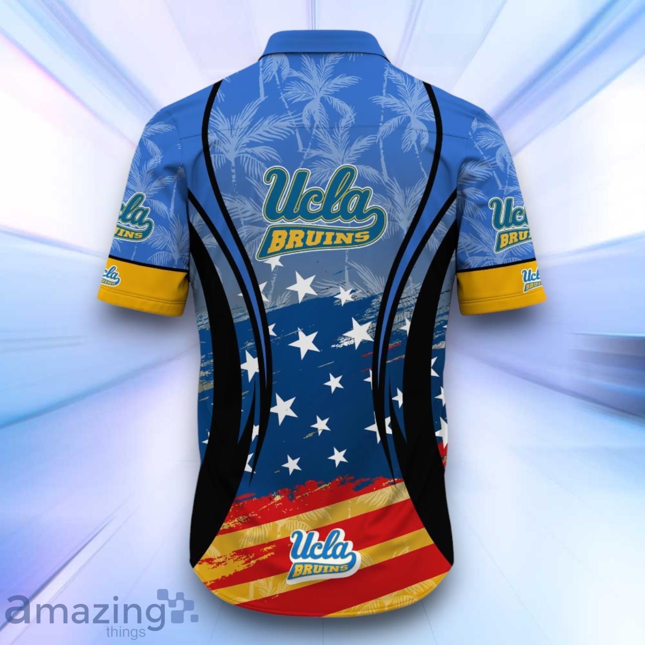 UCLA Bruins NCAA3 Hawaiian Shirt Flag Aloha Shirt Summer Beach For Fans image UCLA Bruins NCAA3 Hawaiian Shirt Flag Aloha Shirt Summer Beach For Fans Product Photo 3