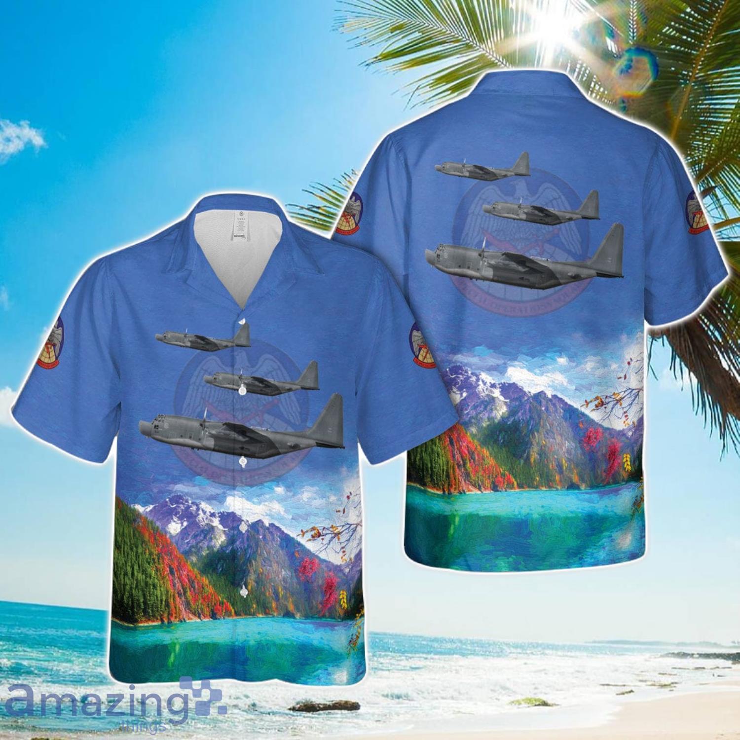 US Air Force 87-0024 MC-130H Combat Talon II Of 7th Special Operations Squadron Hawaiian Shirt Men Women Men Women Beach Shirt Product Photo 1