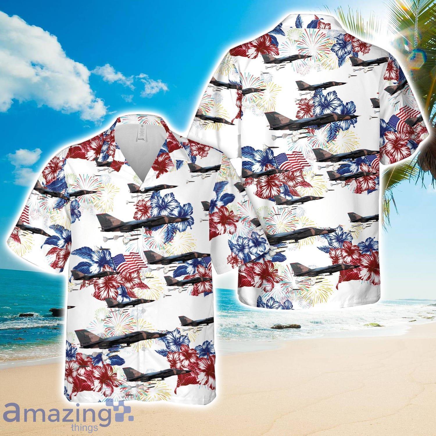 US Air Force F 111 Aardvark, 4th Of July Hawaiian Shirt Cute Summer Gift image US Air Force F-111 Aardvark, 4th Of July Hawaiian Shirt Cute Summer Gift Product Photo 1