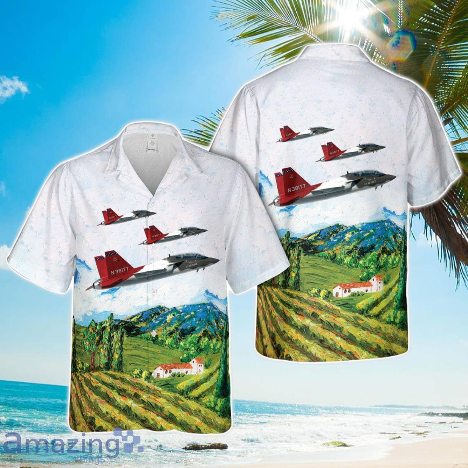 US Air Force T-7A Red Hawk Hawaiian Shirt Men Women Men Women Beach Shirt Product Photo 1