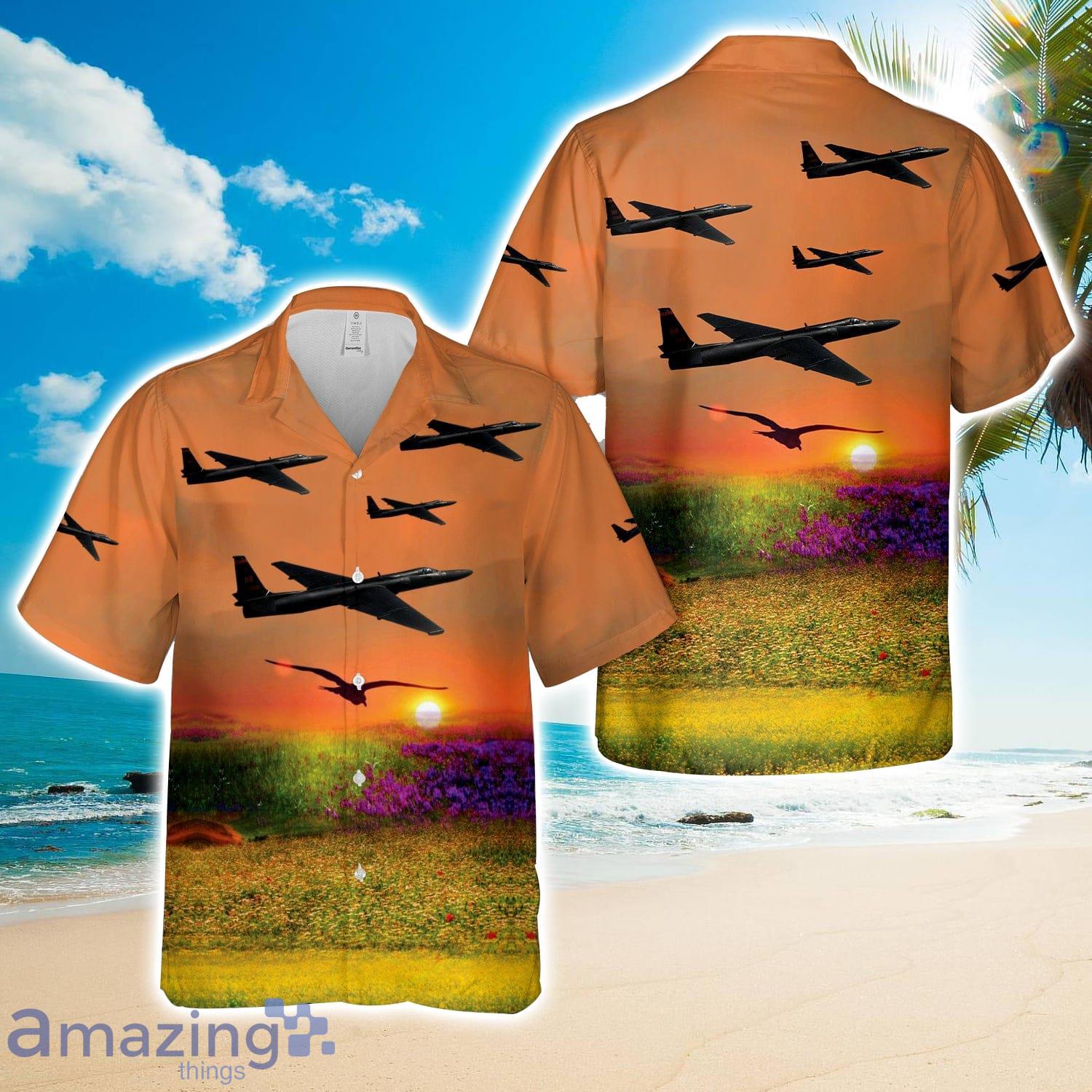 US Air Force U-2 Dragon Lady 80-1080 the 9th Reconnaissance Wing AOP Hawaiian Shirt Beach Gift Product Photo 1