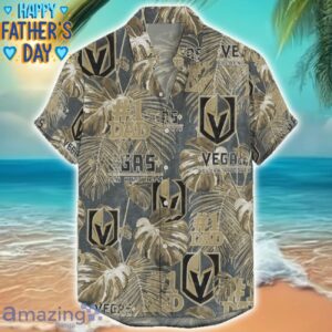 Vegas Golden Knights Dad Hawaiian Father’s Day Gift For Dad Grandpa NHL Sports Beach Shirt Product Photo 1