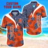 Virginia Cavaliers Star Tropical Flower 3D Printed Hawaiian Shirt Personalized Name