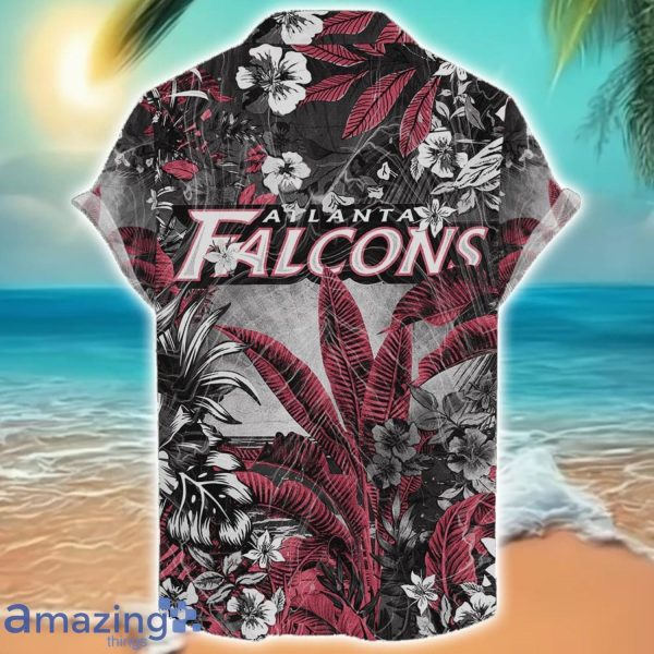 Atlanta Falcons Tropical Skull Halloween 3D Hawaiian Shirt For Men Women NFL Fans Product Photo 2