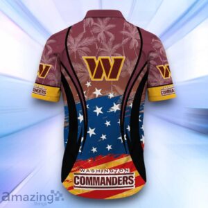 Washington Commanders NFL Hawaiian Shirt Flag Aloha Shirt Summer Beach For Fans Product Photo 3