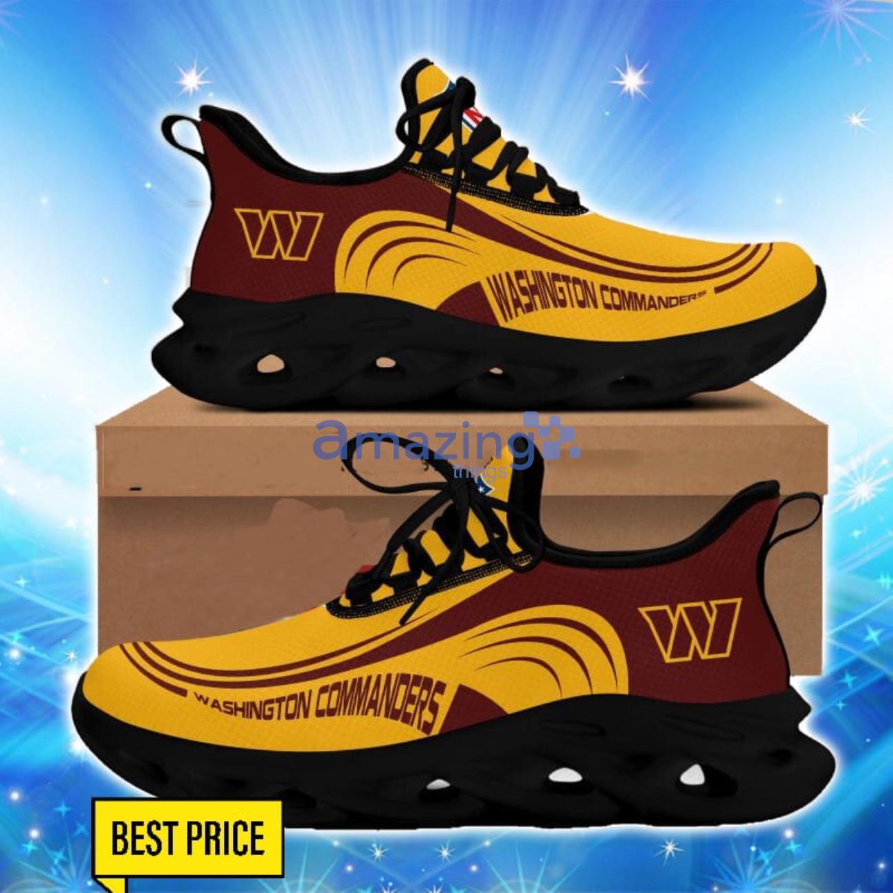 Washington Football Team Max Soul Sneakers Logo Shoes For Fans image Washington Football Team Max Soul Sneakers Logo Shoes For Fans Product Photo 2