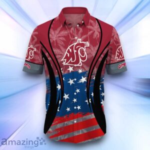 Washington State Cougars NCAA1 Hawaiian Shirt Flag Aloha Shirt Summer Beach For Fans Product Photo 2