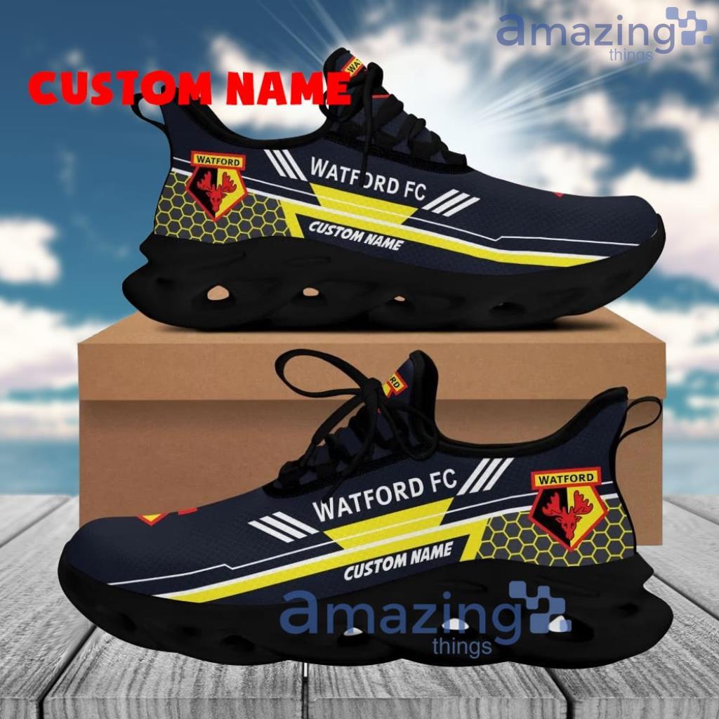Watford Logo Brand Custom Name Clunky Max Soul Shoes Footwear Trend image Watford Logo Brand Custom Name Clunky Max Soul Shoes Footwear Trend Product Photo 1