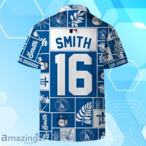 Will Smith Los Angeles Dodgers MLB Square Hawaiian Shirt And Short Product Photo 3