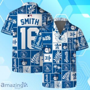 Will Smith Los Angeles Dodgers MLB Square Hawaiian Shirt And Short Product Photo 1
