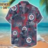 Winnipeg Jets Dad Hawaiian Father’s Day Gift For Dad Grandpa NHL Sports Beach Shirt