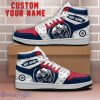 Winnipeg Jets NHL Team Logo Printed Mascot Design Air Jordan Hightop Shoes Custom Name For Fans