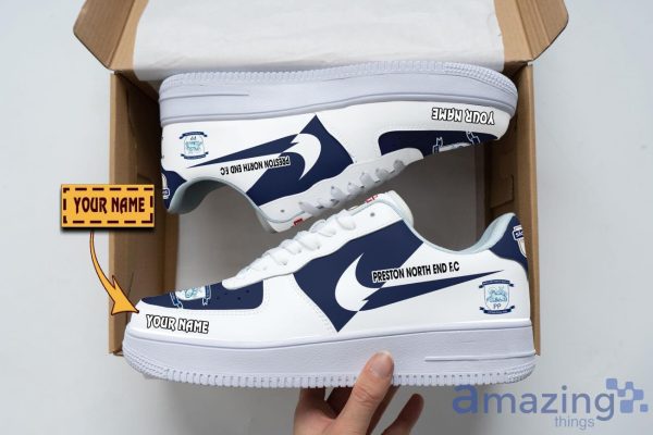 Preston North End F.C Air Force Shoes Custom Name Men Women Gift AF1 Shoes Product Photo 1