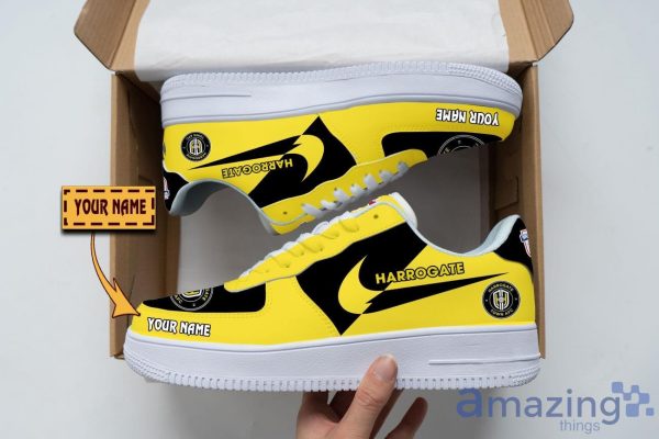 Harrogate Town AFC Air Force Shoes Custom Name Men Women Gift AF1 Shoes Product Photo 1