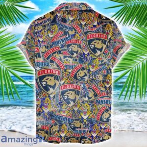 Florida Panthers 3D Printing NHL Team Logo Hawaiian Shirt Unique Gift For Fans image Florida Panthers 3D Printing NHL Team Logo Hawaiian Shirt Unique Gift For Fans Product Photo 2