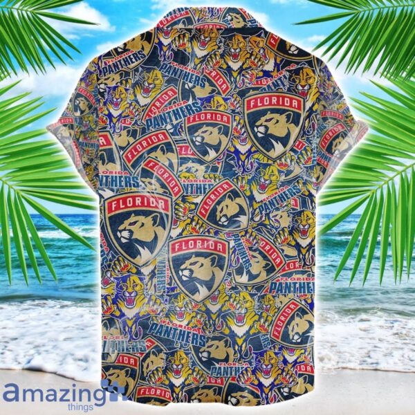 Florida Panthers 3D Printing NHL Team Logo Hawaiian Shirt Unique Gift For Fans Product Photo 2