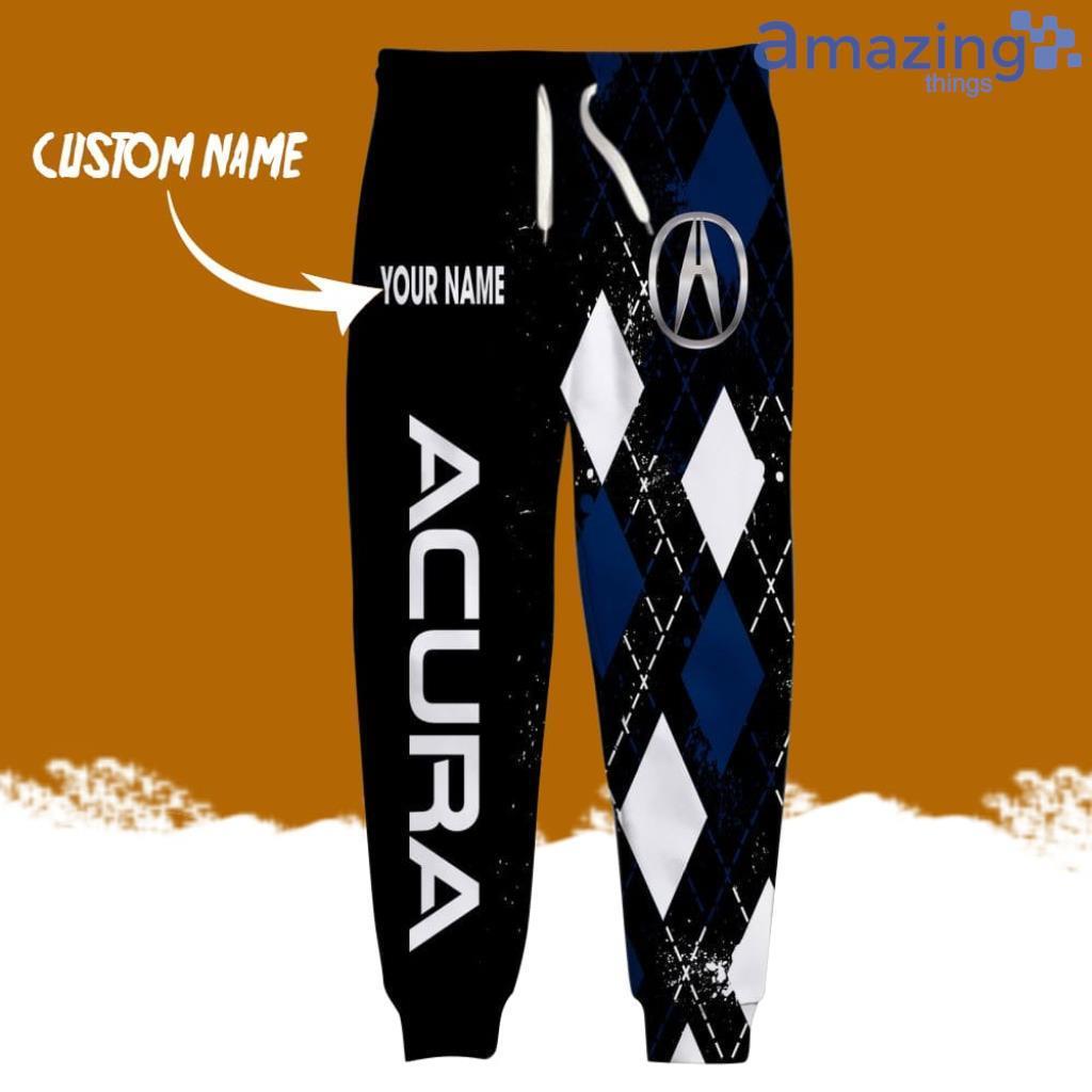 Acura Logo Brand Long Pant 3D Printed Flattering Figure Custom Name Gift image Acura Logo Brand Long Pant 3D Printed Flattering Figure Custom Name Gift Product Photo 1
