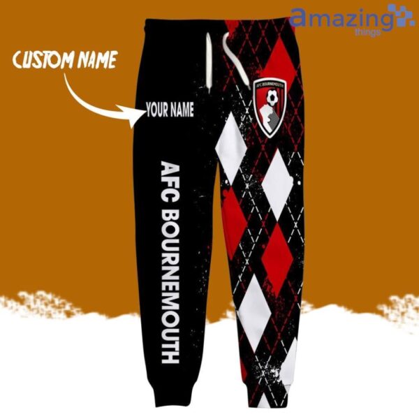 AFC Bournemouth Logo Brand Long Pant 3D Printed Flattering Figure Custom Name Gift Product Photo 1