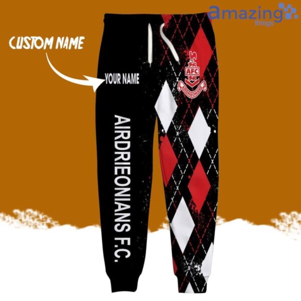 Airdrieonians FC Logo Brand Long Pant 3D Printed Flattering Figure Custom Name Gift Product Photo 1