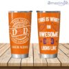 An Awesome Clemson Tigers Dad Personalized Tumbler