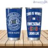 An Awesome Florida Gators Dad Personalized Tumbler