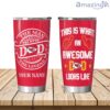An Awesome Kansas City Chiefs Dad Personalized Tumbler