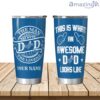 An Awesome Los Angeles Dodgers Dad Personalized Tumbler