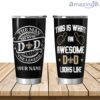 An Awesome New Orleans Saints Dad Personalized Tumbler