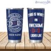 An Awesome New York Giants Dad Personalized Tumbler