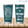 An Awesome Philadelphia Eagles Dad Personalized Tumbler