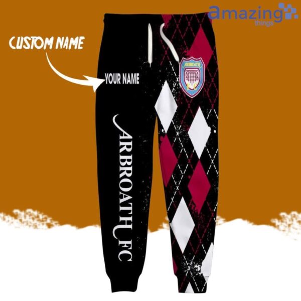 Arbroath FC Logo Brand Long Pant 3D Printed Flattering Figure Custom Name Gift Product Photo 1